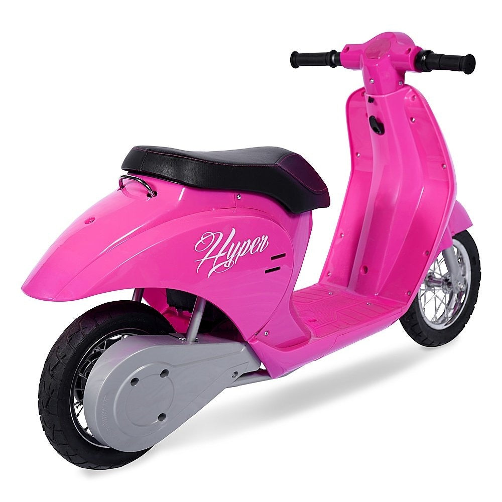 Hyper Hyp-Scr-1021 Retro Ride-On Powered Scooter With Easy Twist Throttle & 14MPH Max Speed - Pink