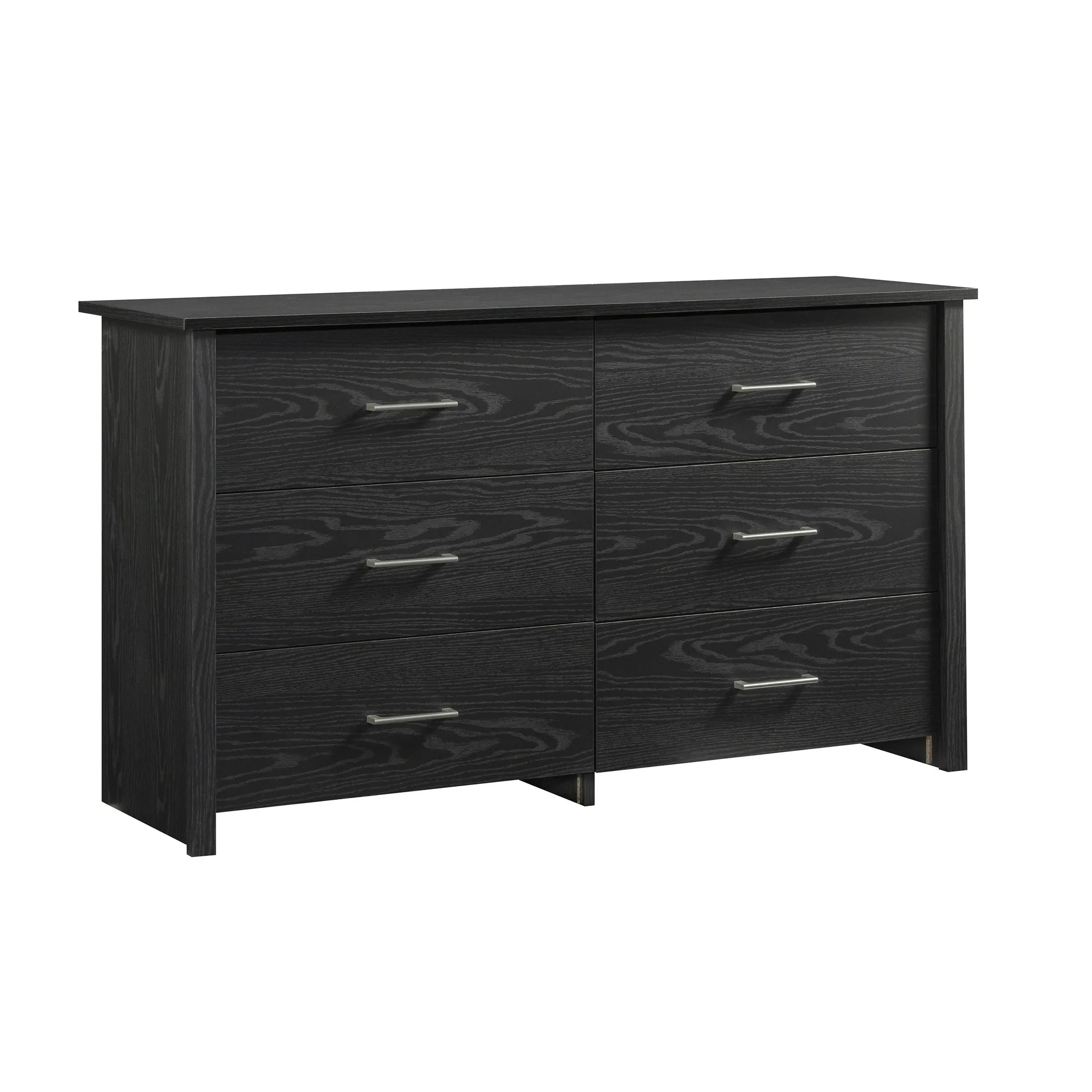 Mainstays 437100 Hillside 6 Drawer Dresser Blackwood Finish