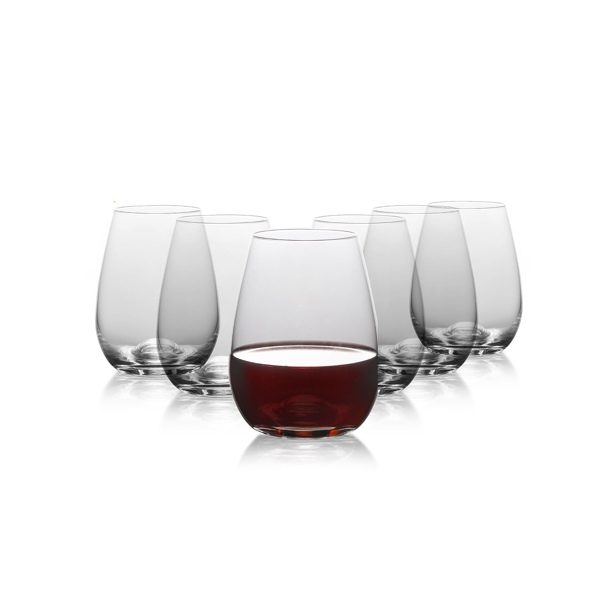 Table 12 Stemless Set 6-Pc. Wine Glass TGS6R30 - CLEAR ONE SIZE