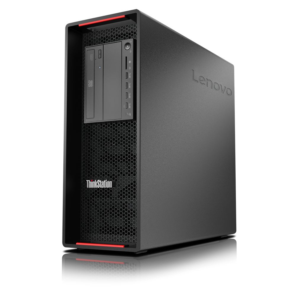 LENOVO 30BACTO1WW-121 ThinkStation P720 Xeon Silver 4110 2.1GHz NVIDIA Quadro P2200 4GB 16GB RAM 1TB HDD + 256GB SSD Win 10 Pro Black