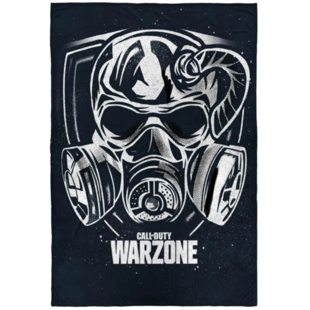 Call of Duty JF15836WMCD Kids Twin Blanket 62 x 90 Microfiber Black and White Activism