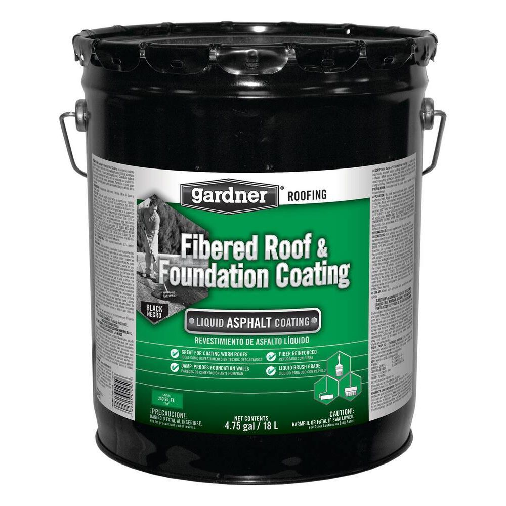 COATING ROOF FIBERED 5 GALLON