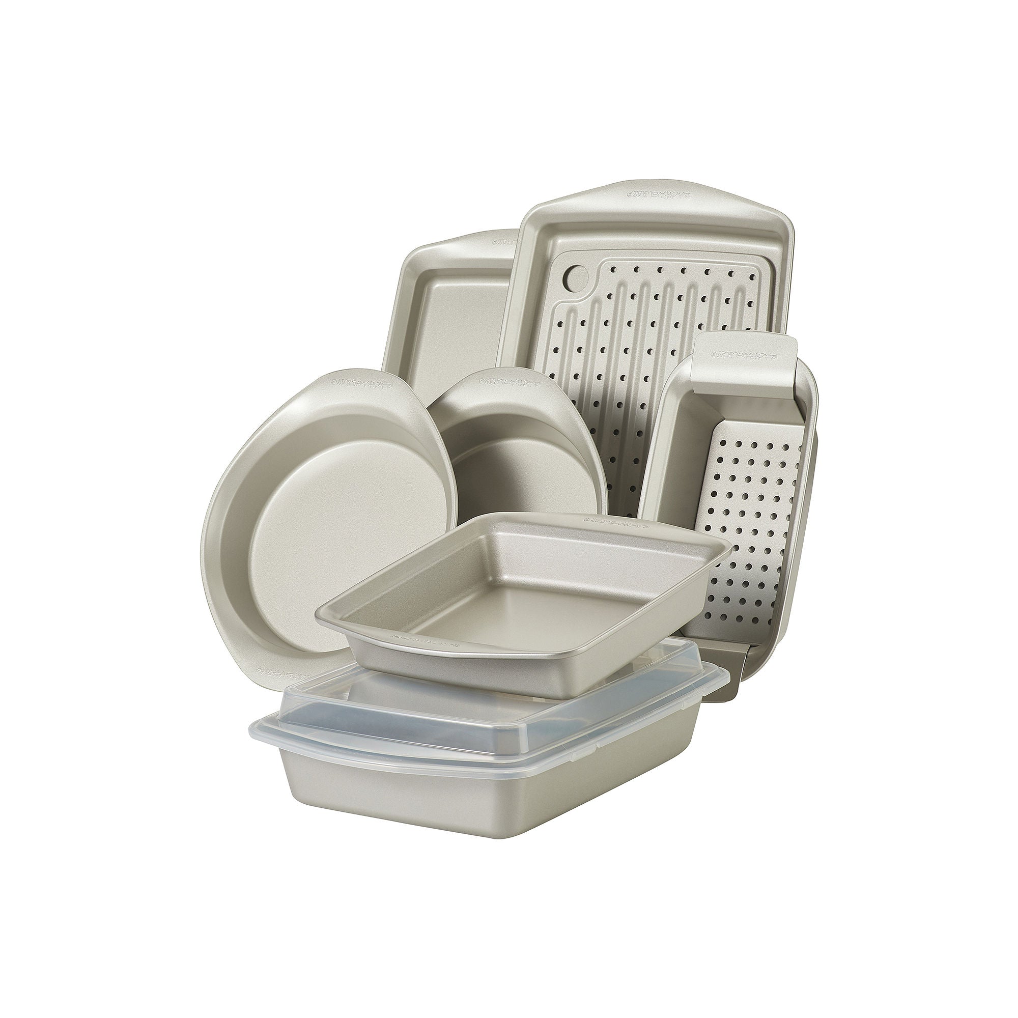 Rachael Ray 10-Pc. Non-Stick Bakeware Set - SILVER ONE SIZE