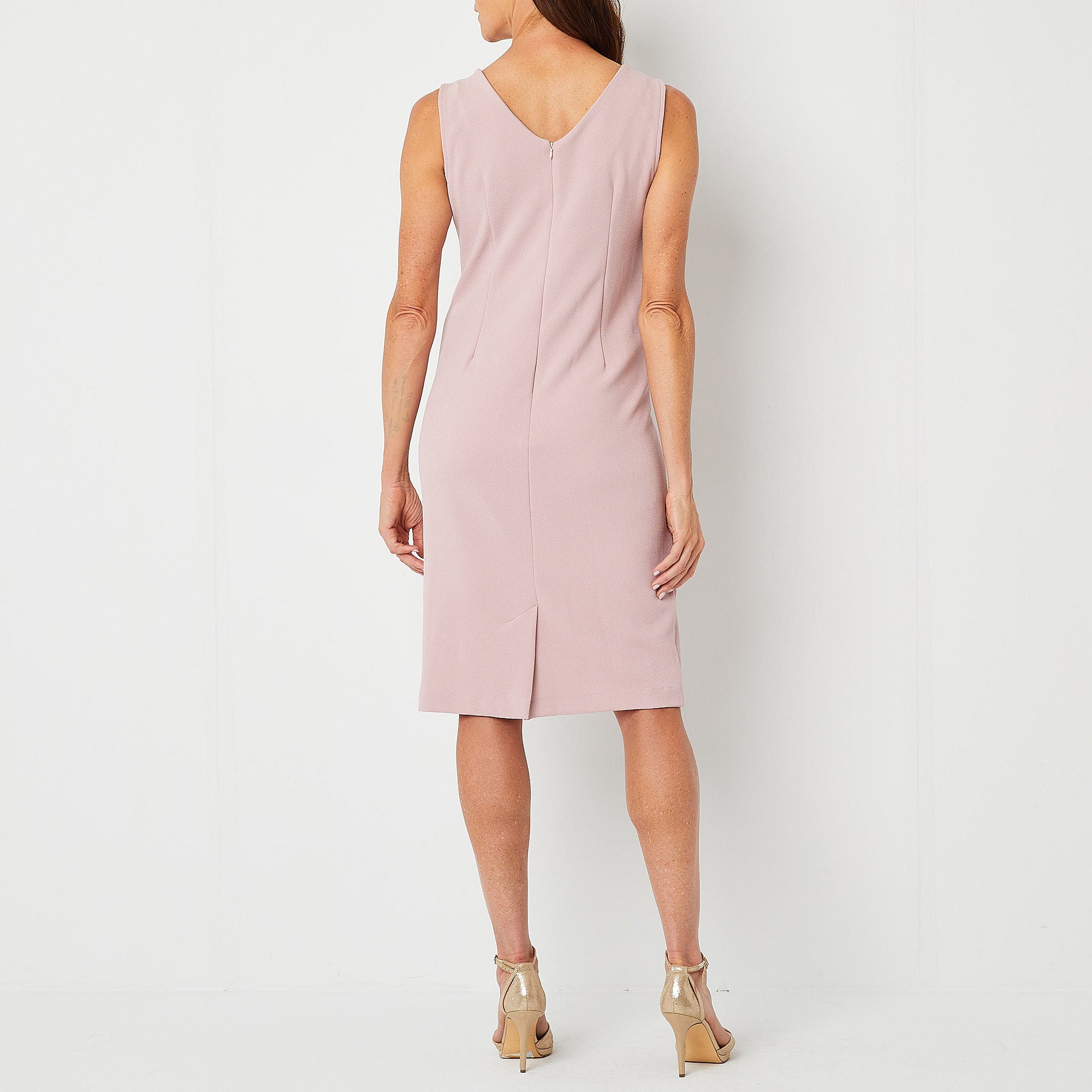 Maya Brooke Jacket Dress - DUSTY PINK 18