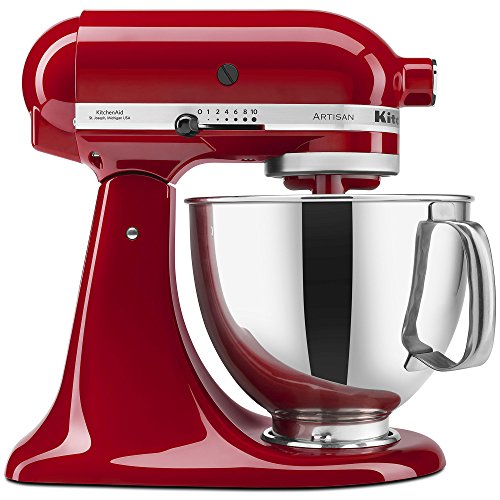 KitchenAid KSM150PSER Artisan 5 Qt. Empire Red Stand Mixer