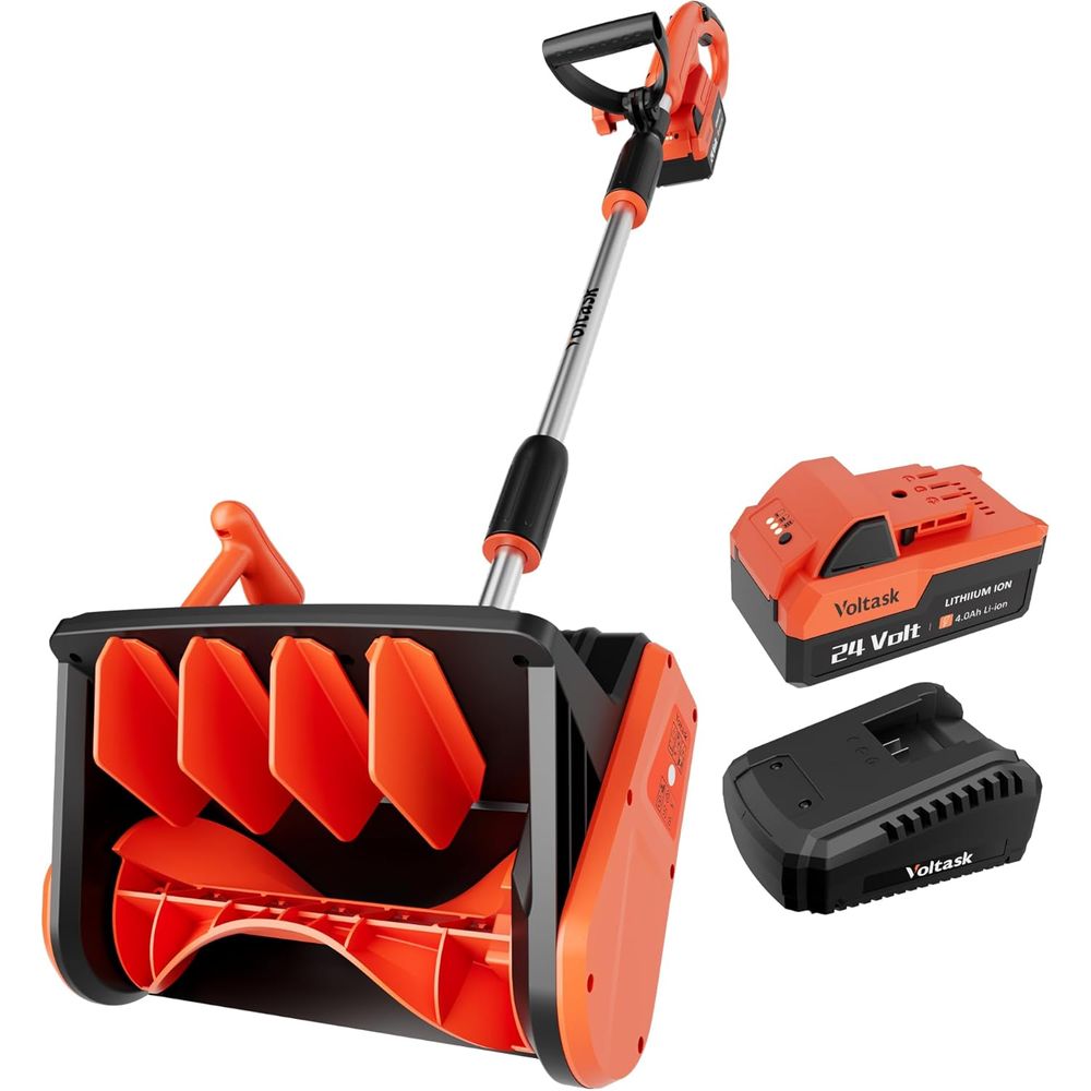 VOLTASK SS-20B Cordless Snow Shovel, 24V 13-Inch