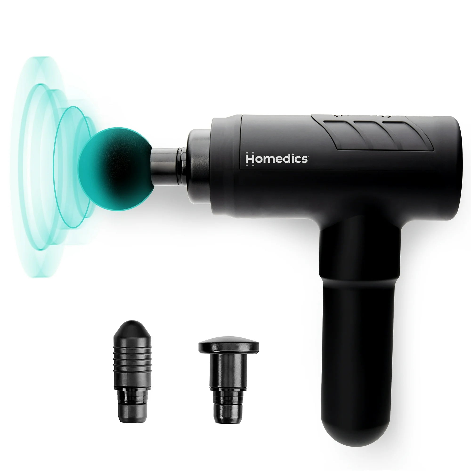 Homedics HHG-681B-WMT Rechargeable Therapist Select Percussion Deep Tissue Massage Gun