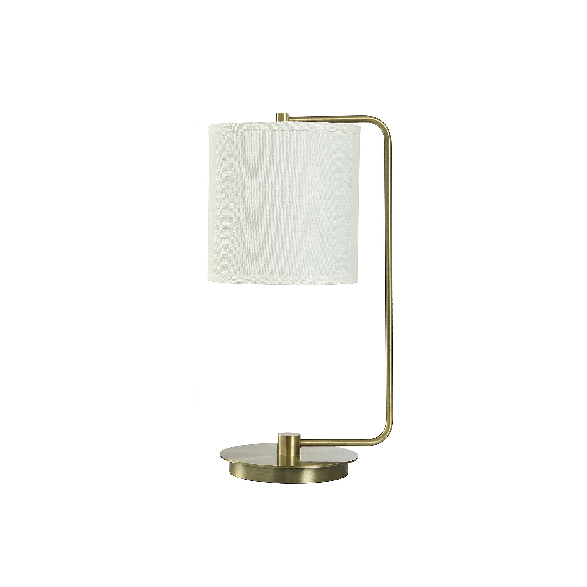 Collective Design By Stylecraft Brass Finish Metal Desk Lamp TL330777FJCADS - ANTIQUE BRASS TONE ONE SIZE