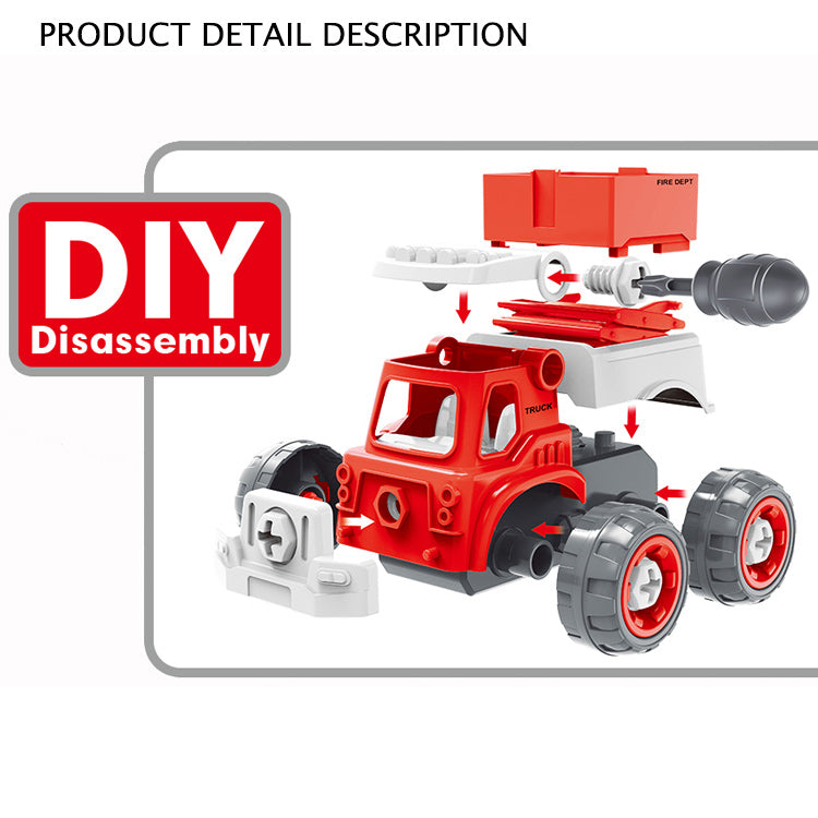 Double Decker Detachable Fire Truck