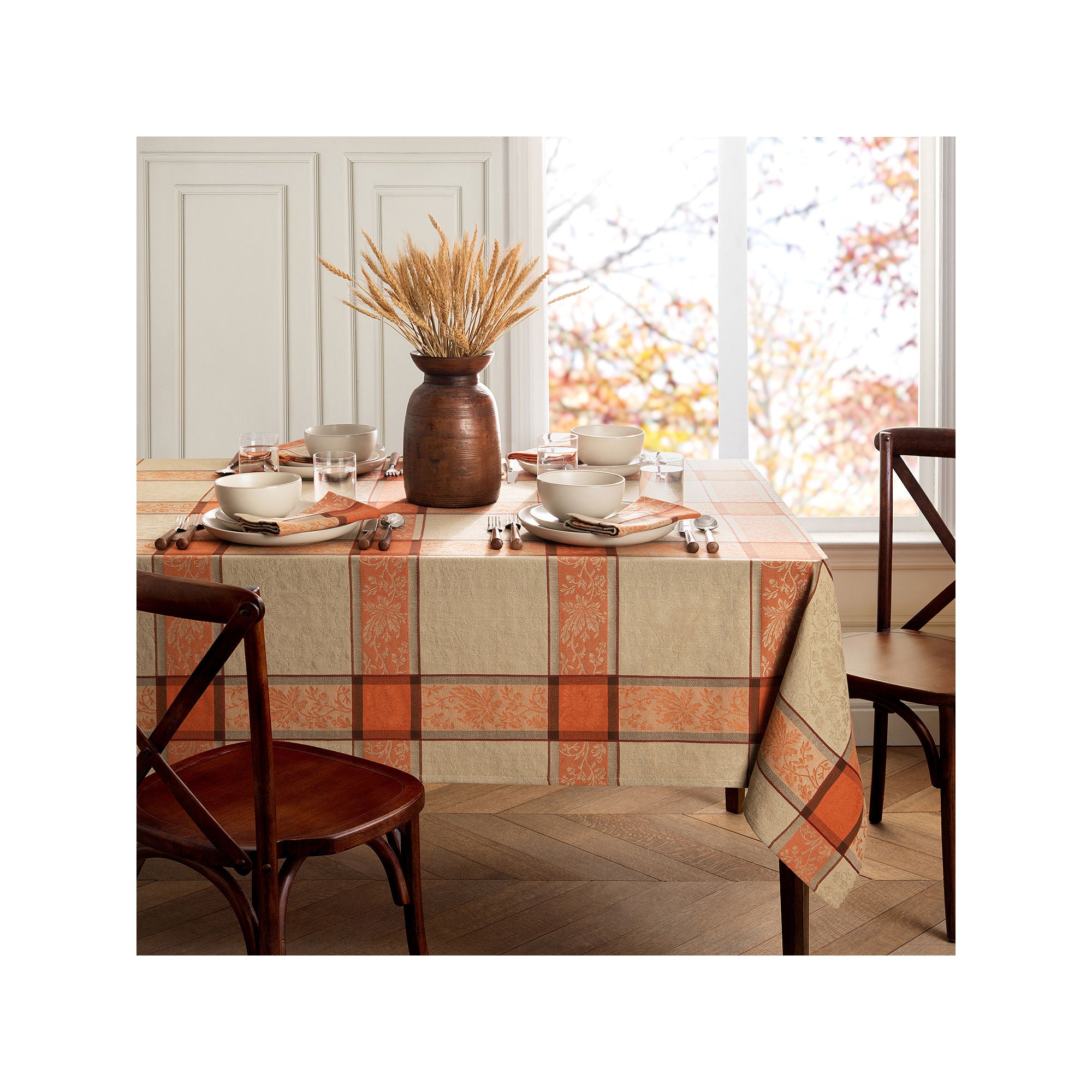 Elrene Home Fashions Autumnal Harvest Tablecloth - MULTI ONE SIZE