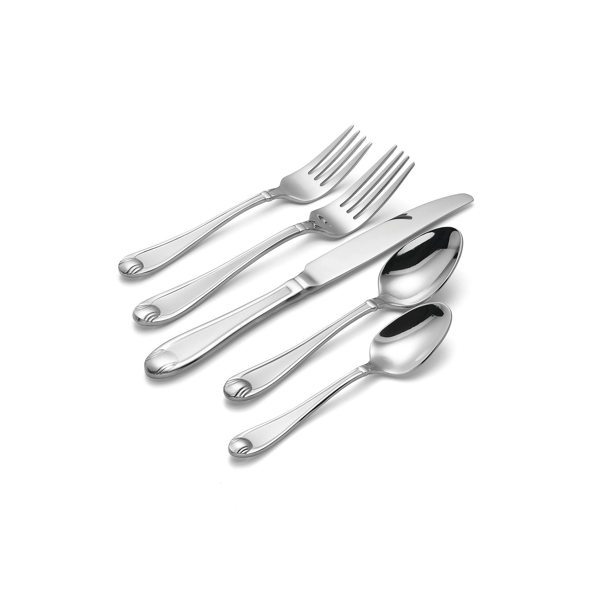 Oneida Satin Garnet 65-Pc. 18/10 Stainless Steel Flatware Set - METALLIC ONE SIZE