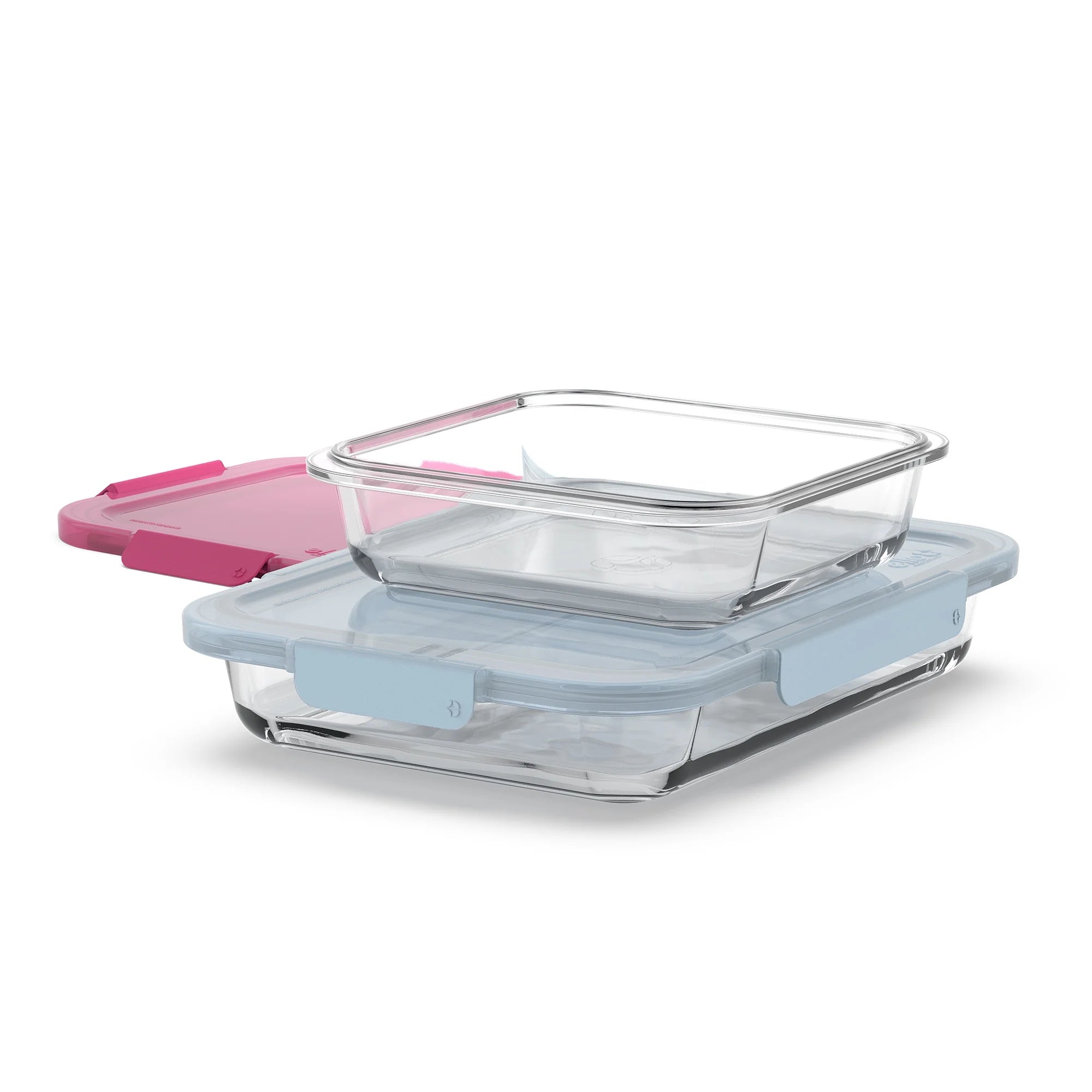 Ello 142-8913-201 Color Lock 4 Piece Set, 9x13 & 8x8 Bakers with Lids