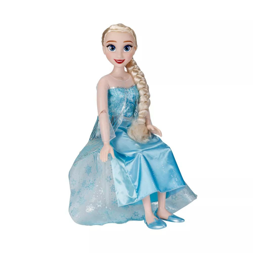 JAKKS PACIFIC INC. 229781-SOC Disney Frozen Classic Ice Powers and Music Playdate Elsa Doll