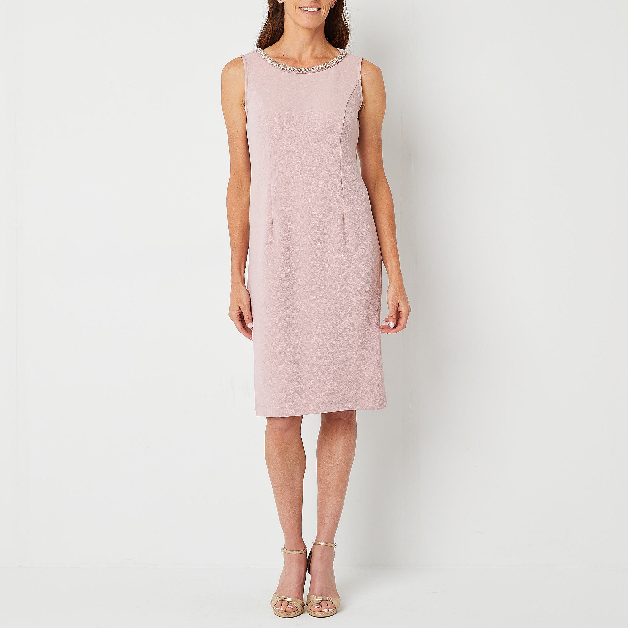 Maya Brooke Jacket Dress - DUSTY PINK 18