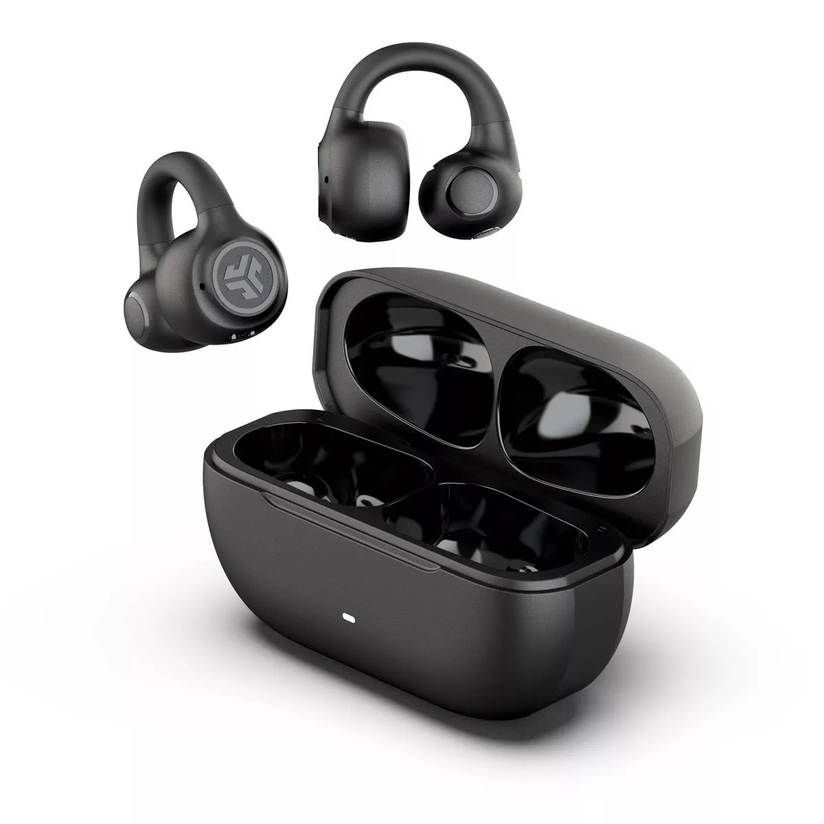 JLAB EBFLEXRBLK124 Flex True Wireless Bluetooth Open-Ear Earbuds, Black