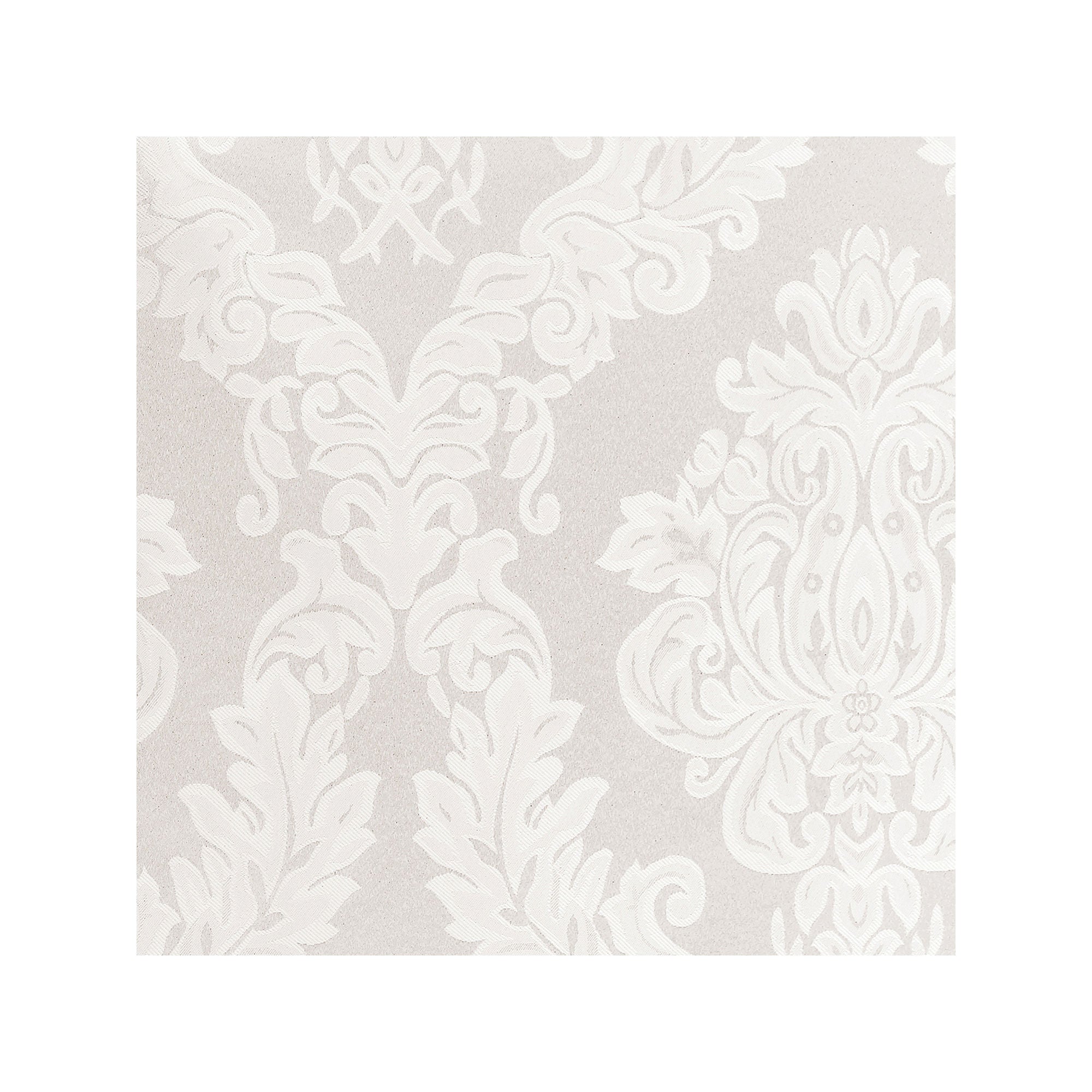 Elrene Home Fashions Barcelona Jacquard Damask Tablecloth - WHITE ONE SIZE