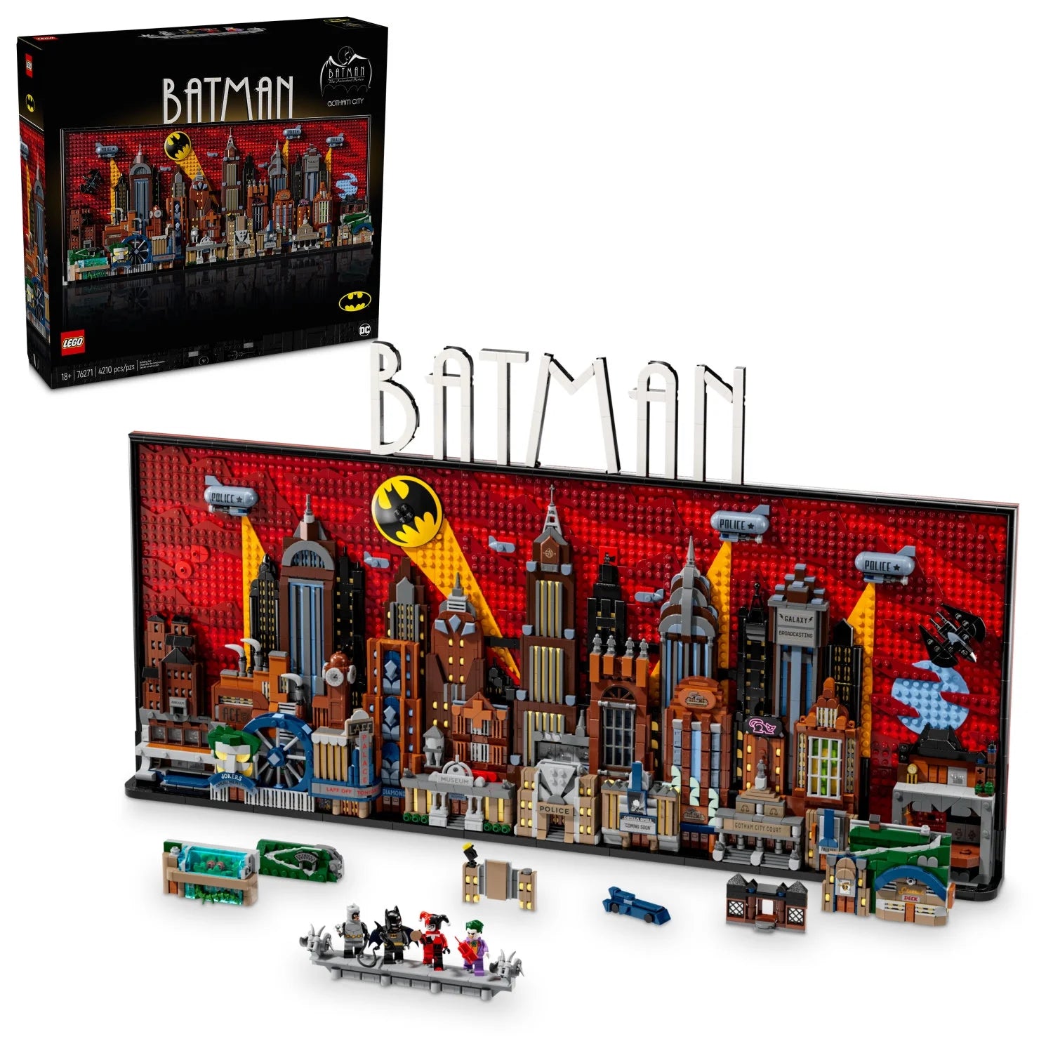 LEGO 76271 DC Batman: The Animated Series Gotham City Build and Display Set