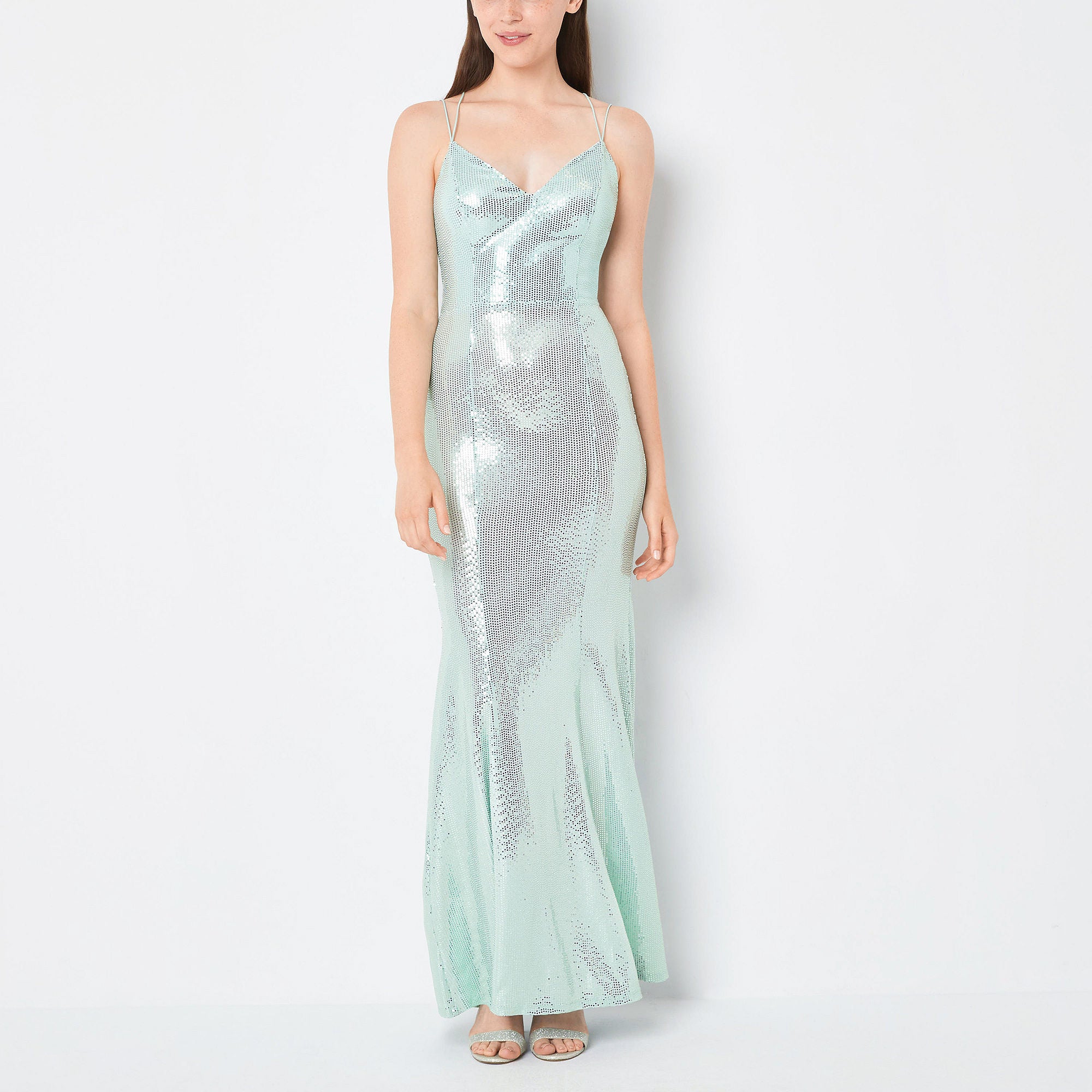 Speechless Sleeveless Fitted Gown Juniors - MINT 3