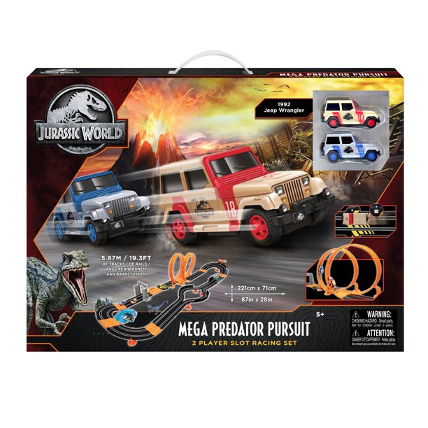 Jurassic World 841006JW Mega Predator Pursuit Race Set