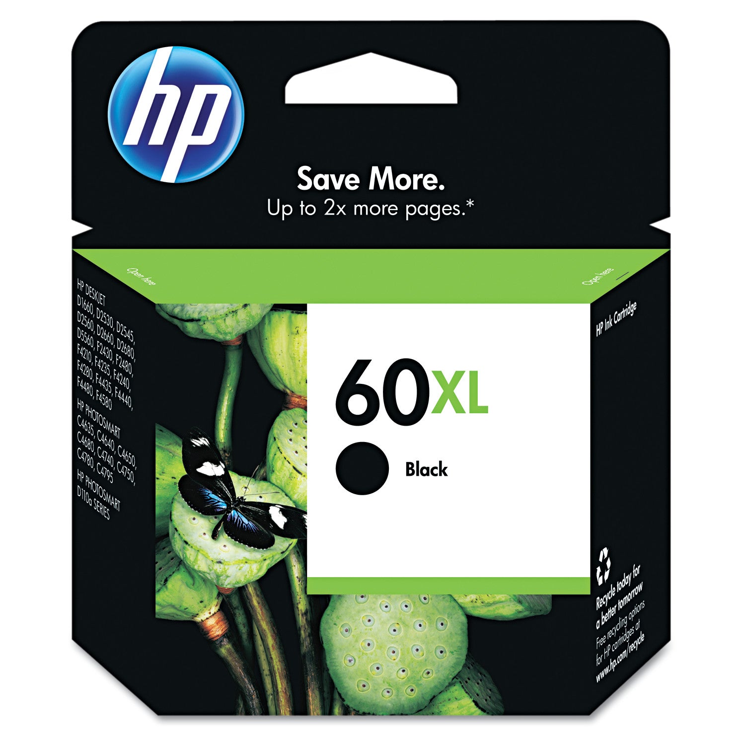 HP CC641WN#140 60XL Ink Cartridge - Black