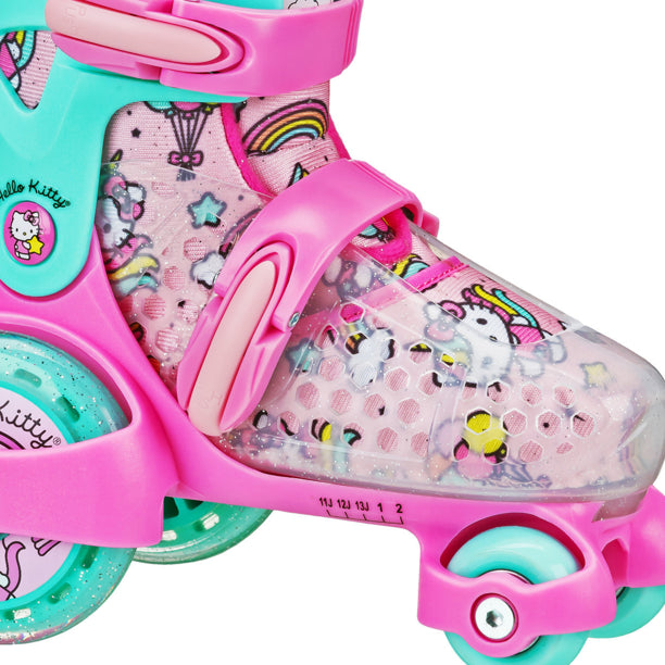 Roller Derby W1968GM EZRoll Adjustable Hello Kitty Skates Size 11-2