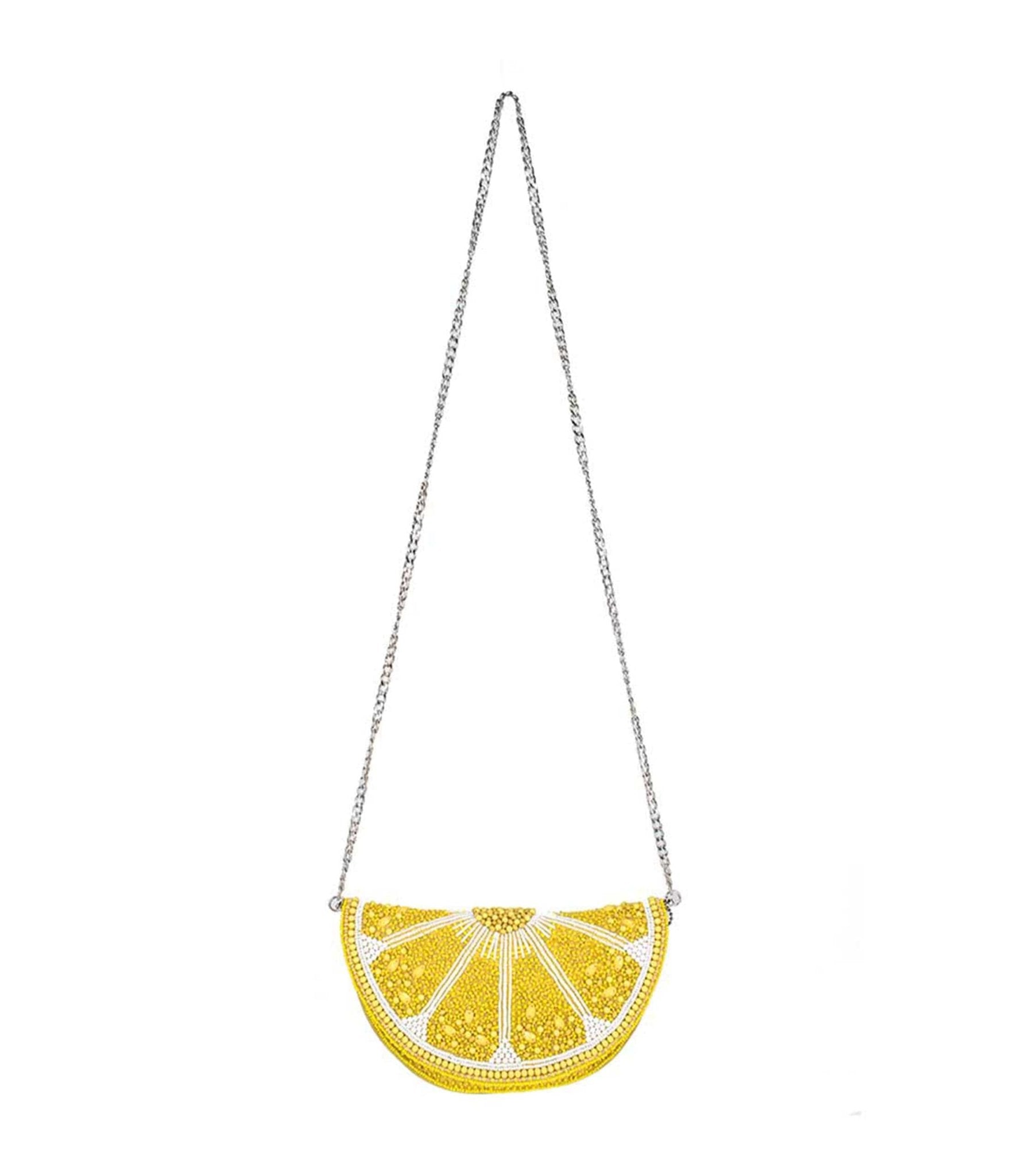 Mary Frances Tart Lemon Crossbody Bag