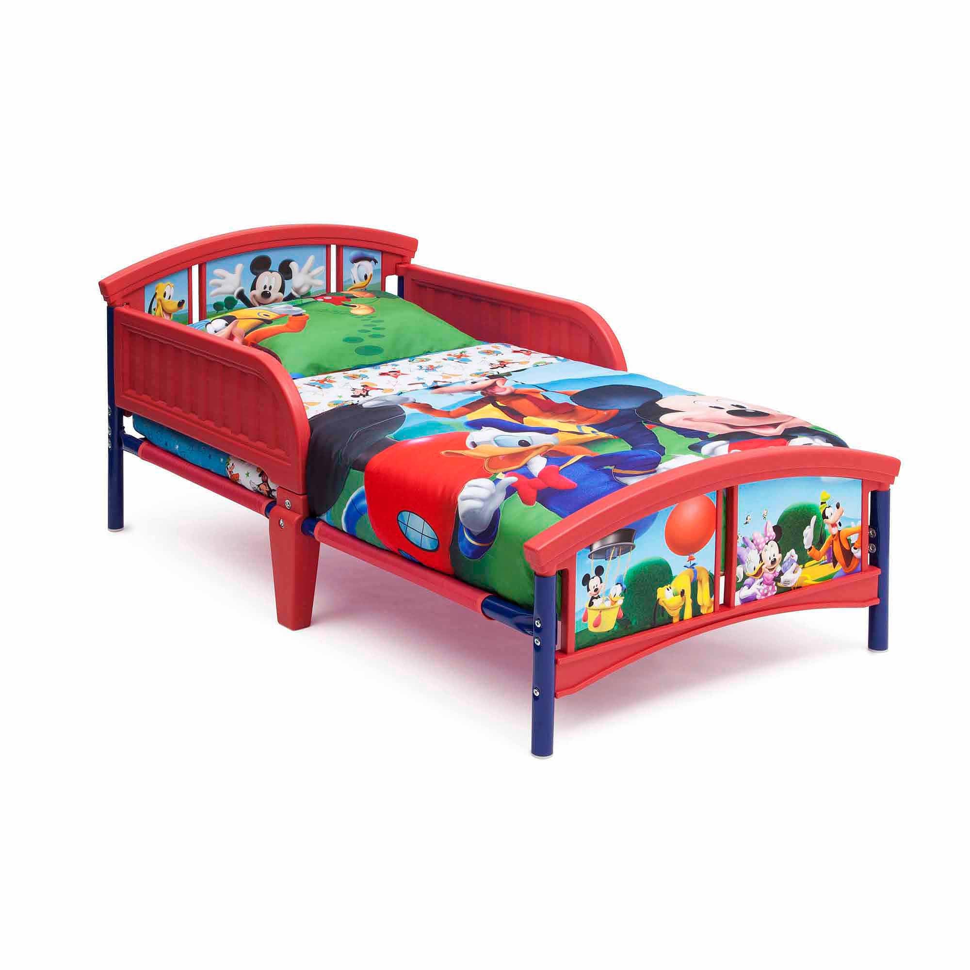 Delta Children Plastic Toddler Bed, Disney Mickey Mouse