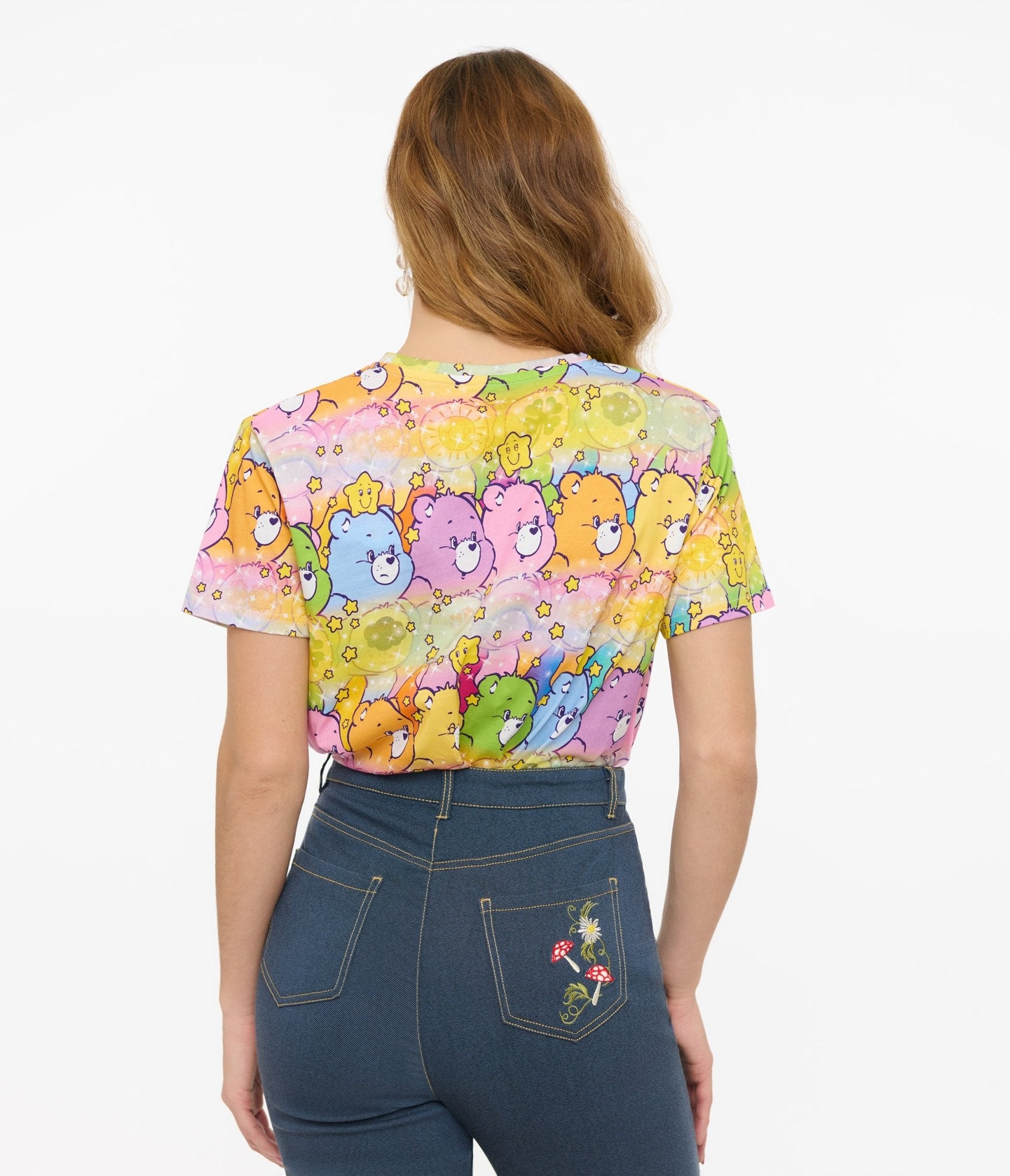 Cakeworthy Care Bears Stares All Over Print Graphic Tee