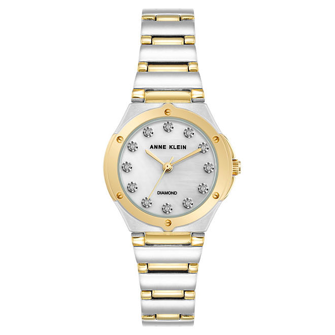 Anne Klein AK/5033MPTT Gold Two-Tone Ladies Bracelet Watch