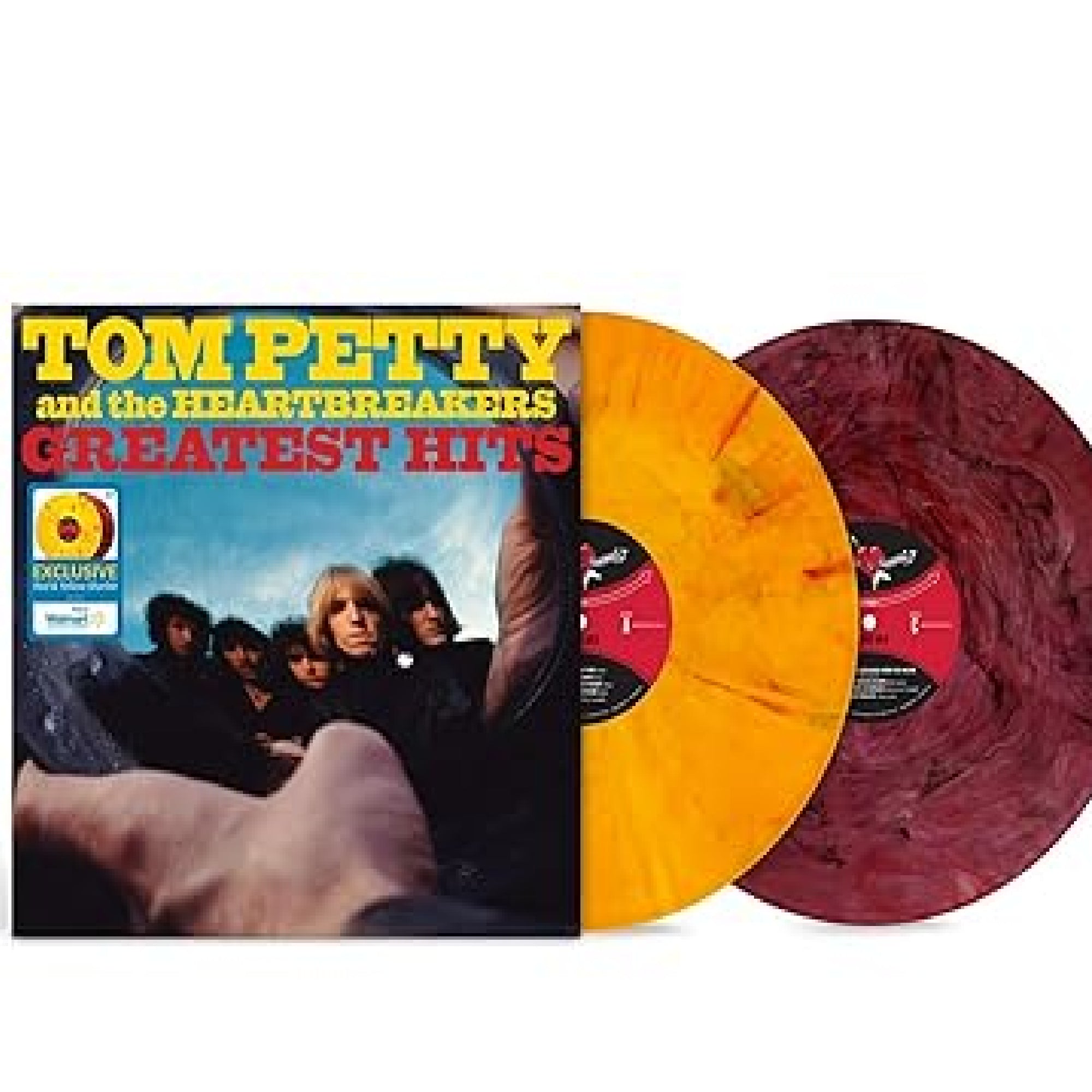 Rhino Records Tom Petty and the Heartbreakers Greatest Hits Yellow and Red Marble (Vinyl)