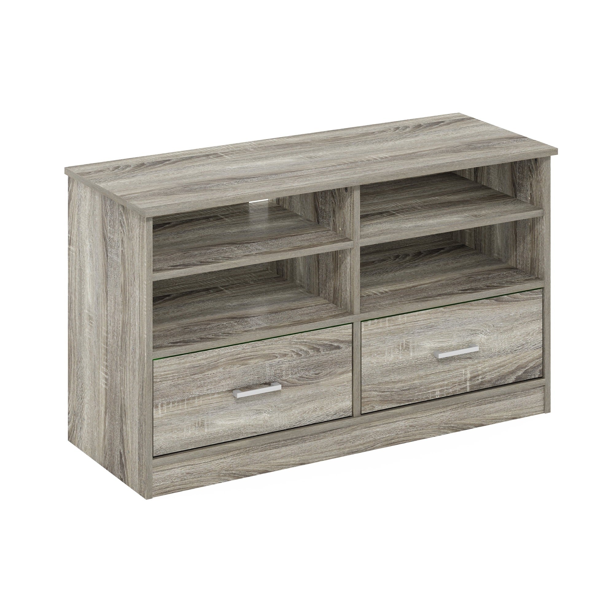 Furinno 20202GYW Jensen TV Stand With Drawer, French Oak