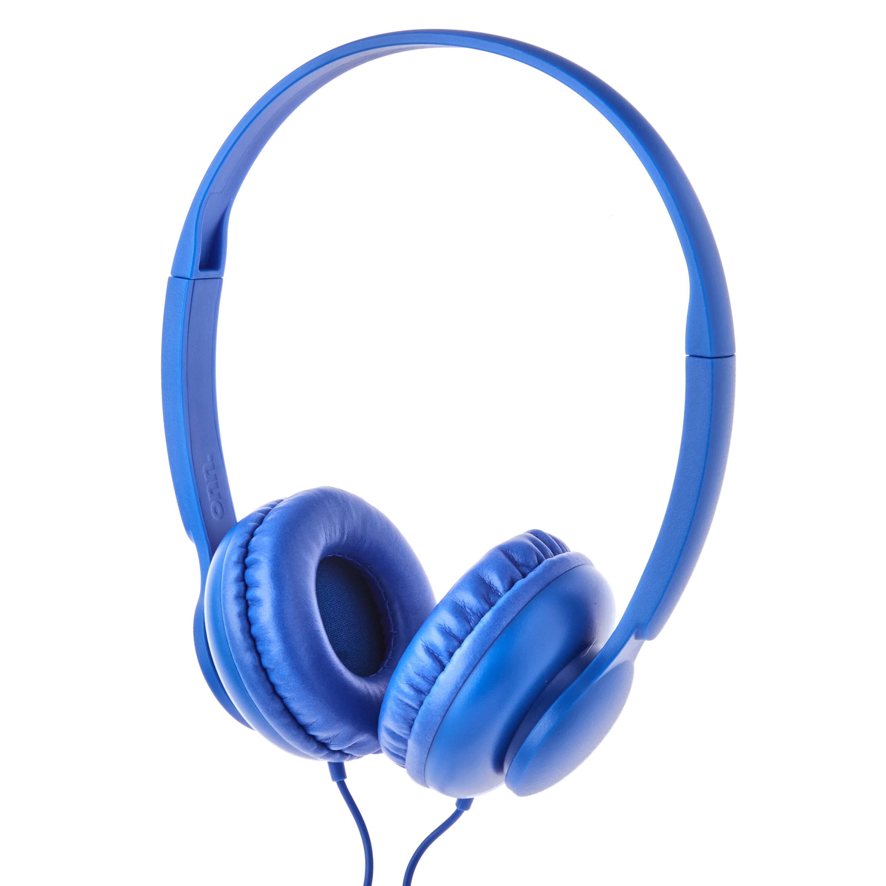 onn. On-Ear Headphones, Blue