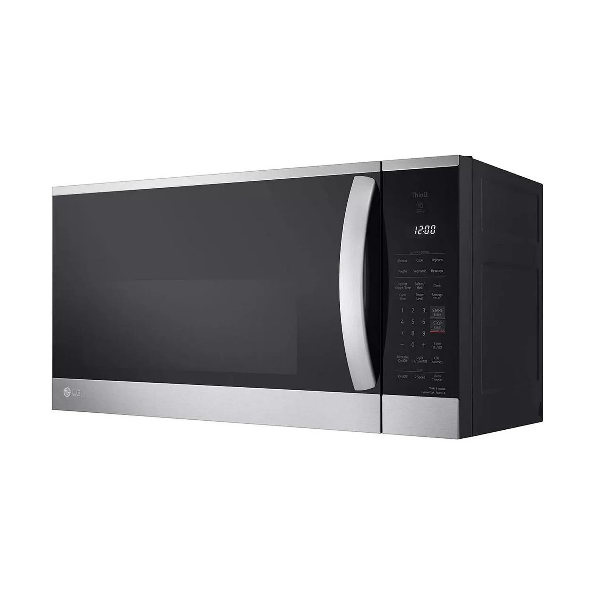 LG MVEM1825F 1.8 cu ft 47.60 lb Over-The-Range Microwave Oven, Stainless Finish