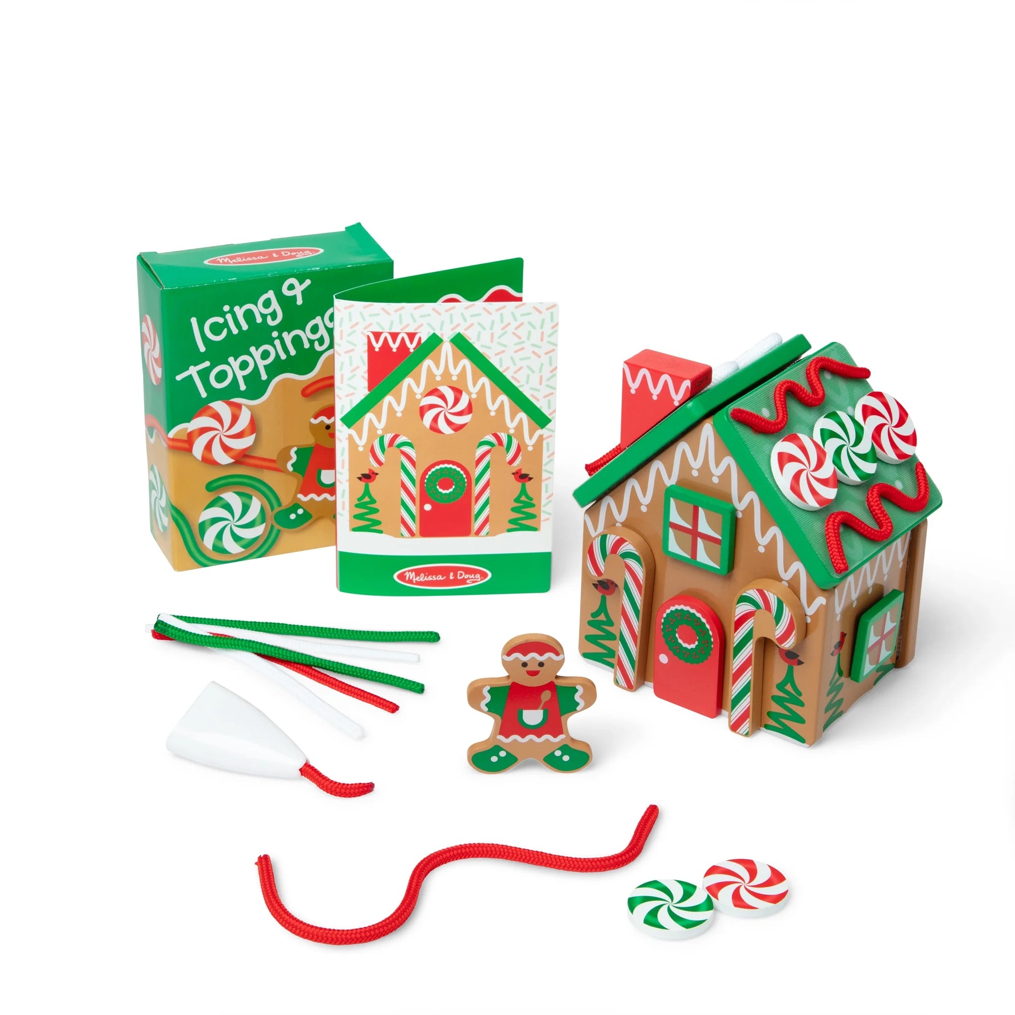 Melissa & Doug 50349 Wooden Gingerbread House - FSC Certified