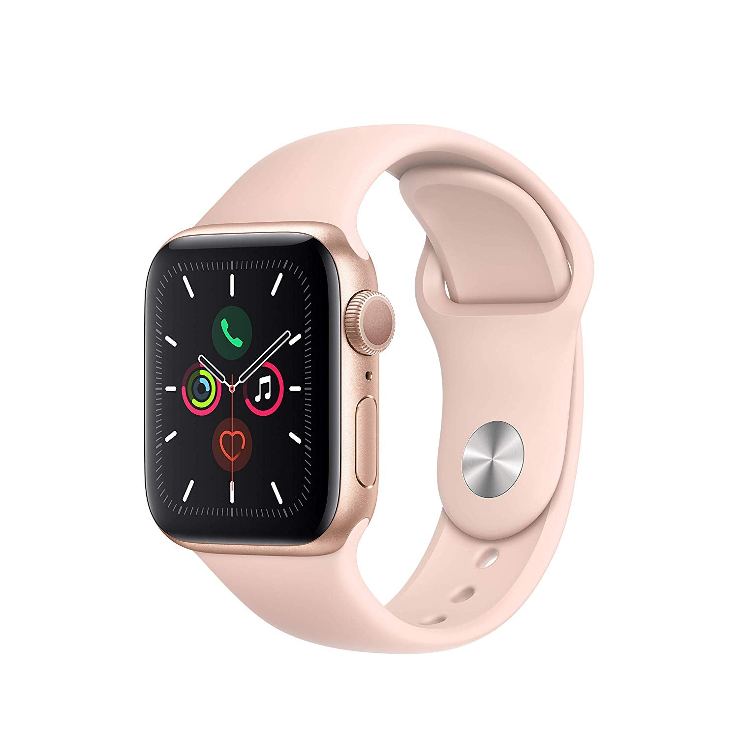 Apple Watch Gen 5 Series 5 40mm Gold Aluminum - Pink Sand Sport Band MWV72LL/A