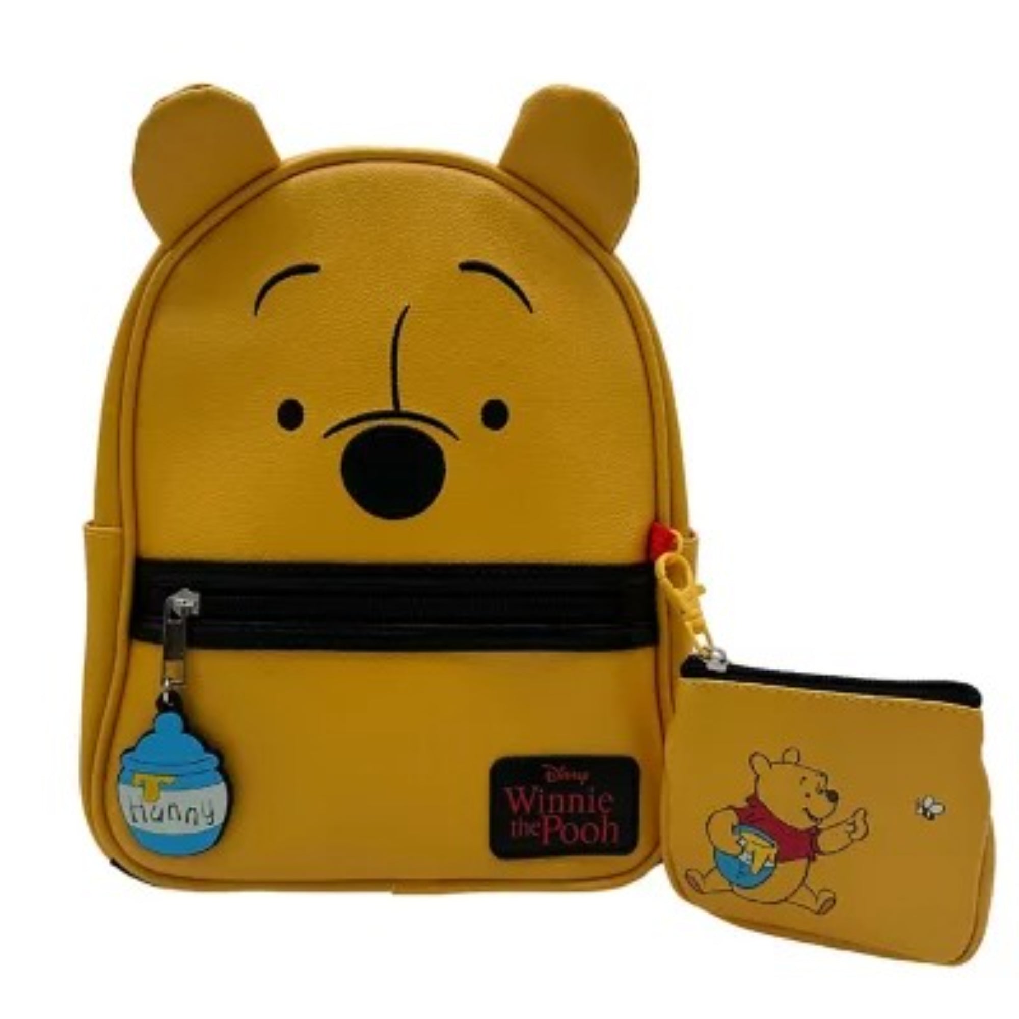 Character S22WP52038S-SB Winnie The Pooh Mini Backpack w/Matching Coin Purse & Adjustable Straps