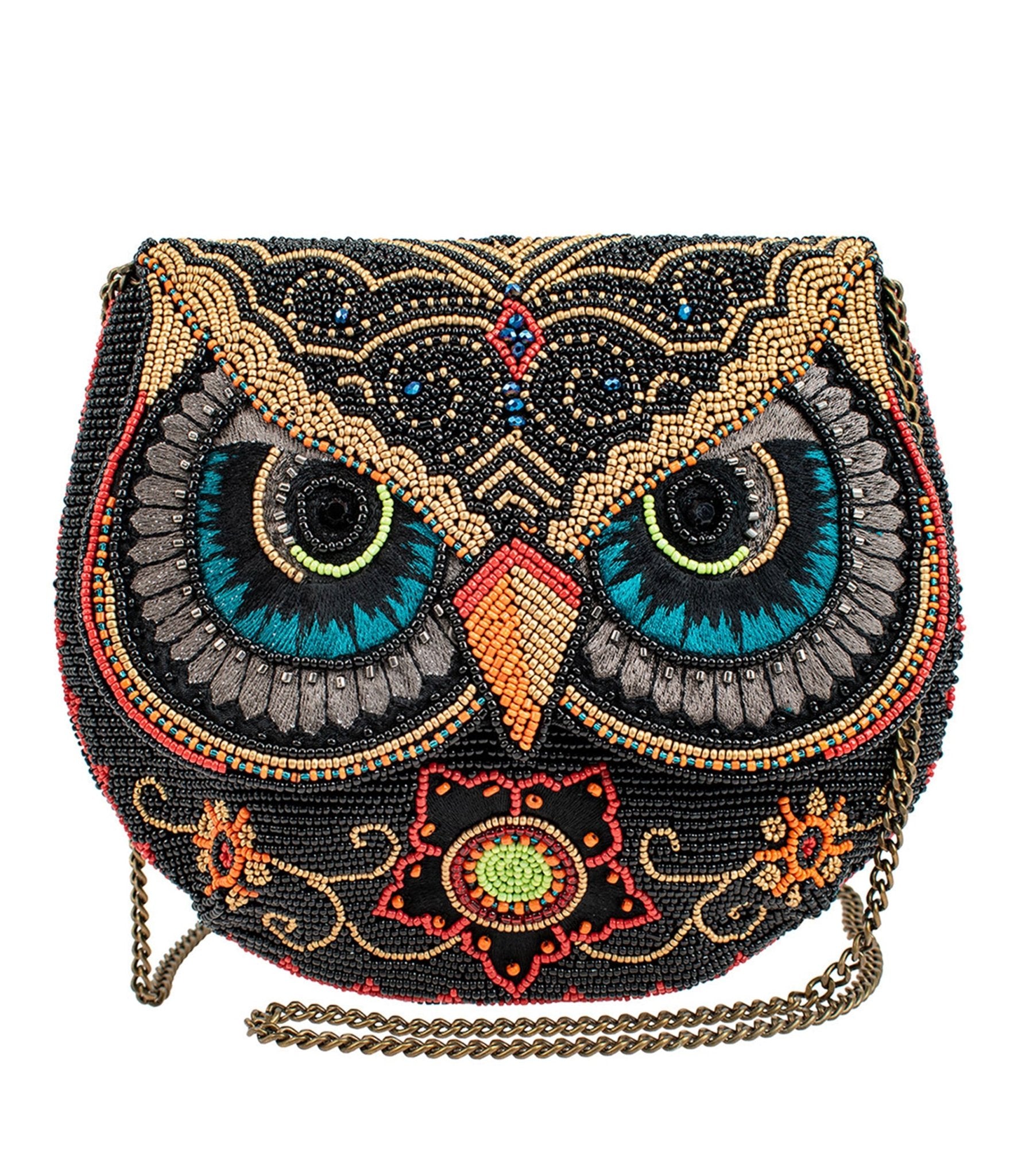 Mary Frances Night Owl Crossbody Handbag