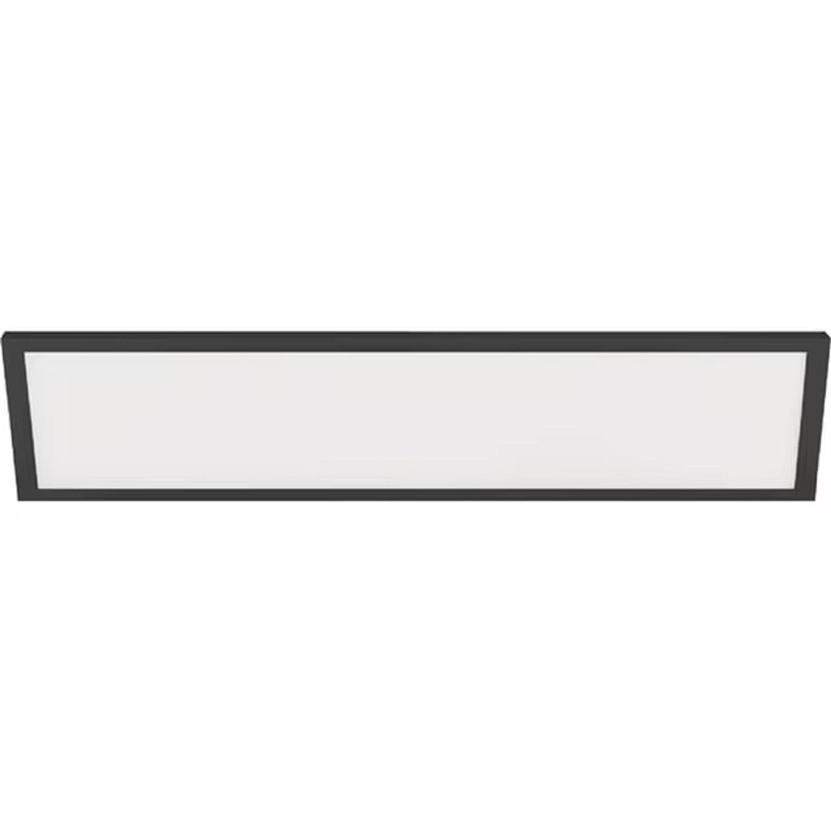 Feit Electric FP1X4/6WY/BK 126632 1 x 4 ft. Black Flush Mount for Ceiling Lighting