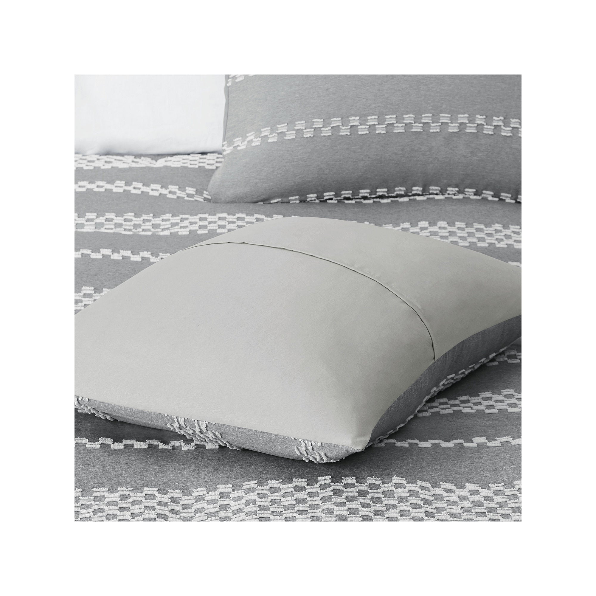 Madison Park Hendry Jacquard 5-Pc. Midweight Comforter Set - Gray