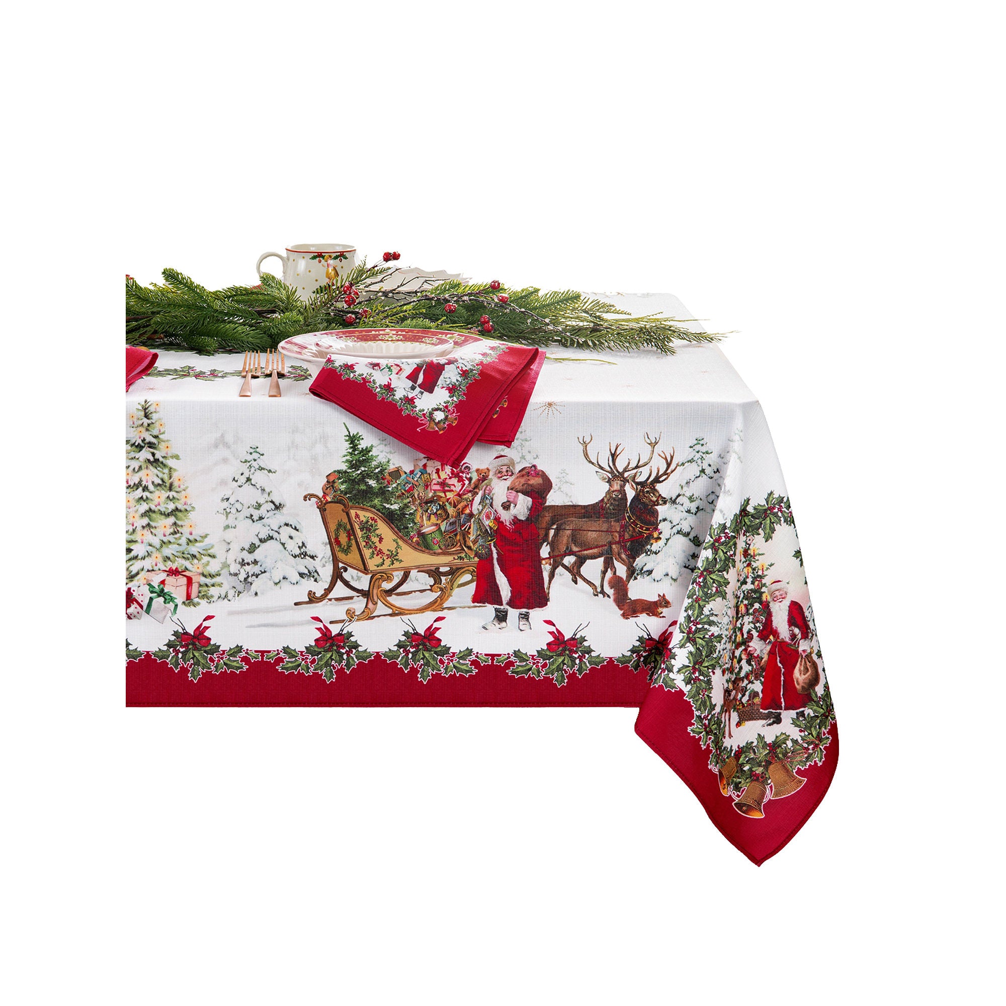 Elrene Home Fashions Villeroy & Boch Toy's Fantasy Engineered Rectangle Tablecloth - MULTI ONE SIZE