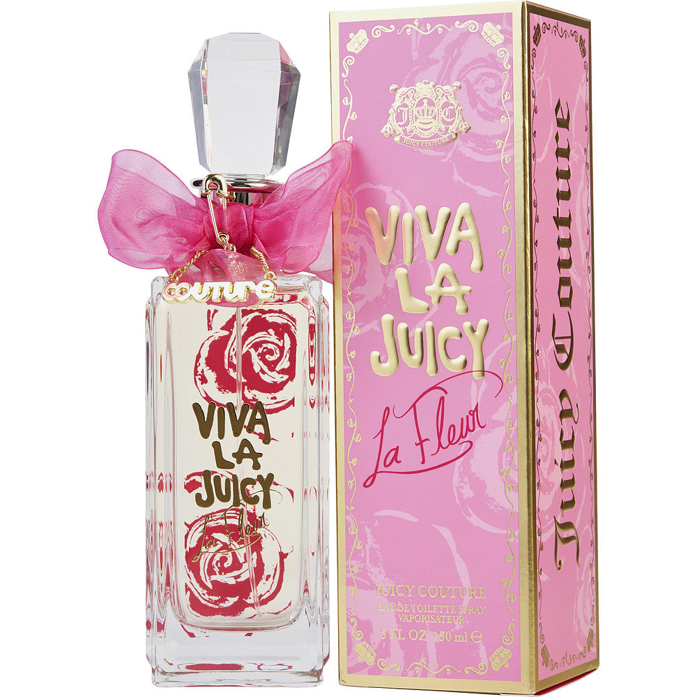 Juicy Couture JUIVLFF0015002 Viva La Juicy La Fleur Eau de Toilette Spray, 5 oz