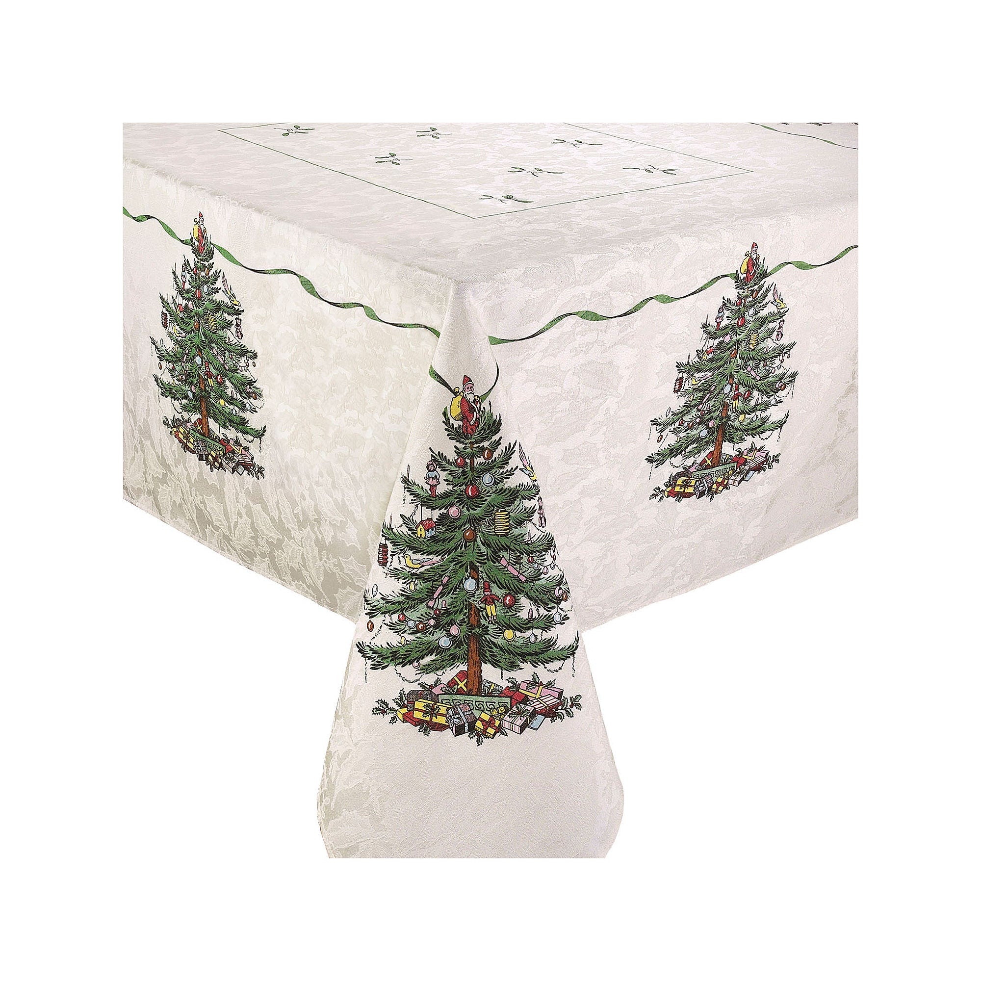 Spode Christmas Tree Tablecloth - IVORY ONE SIZE