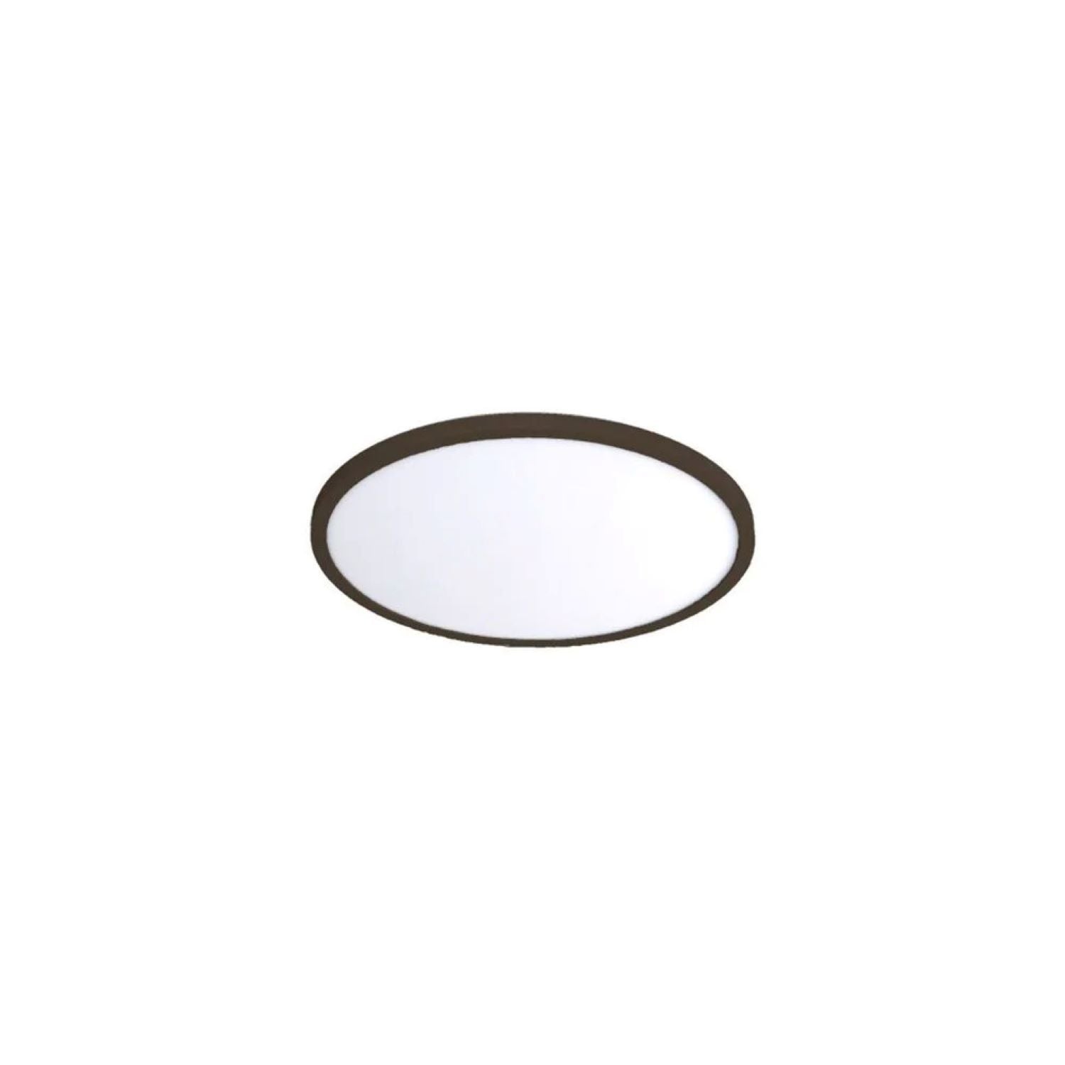 WAC Lighting FM-07RN-935-BZ Round 7 1-Light 3500K Energy Star Aluminum Flush Mount in Bronze