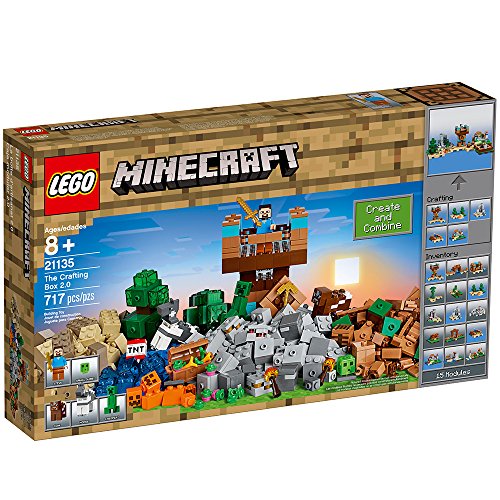 LEGO Minecraft the Crafting Box 2.0 21135 Building Kit (717 Piece)