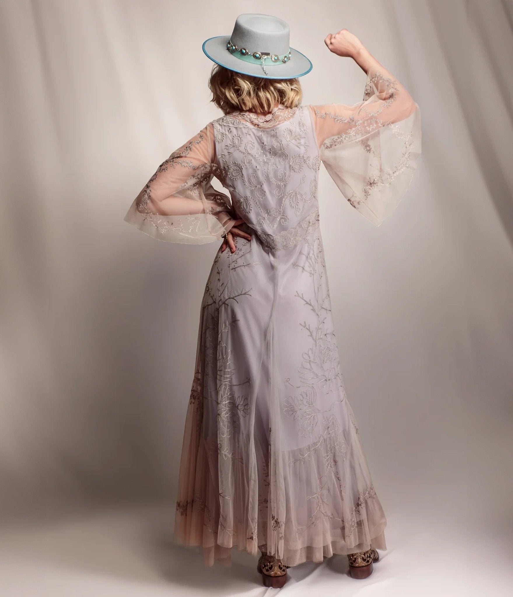 Nataya Lilac Lace Meadow Delilah Dress