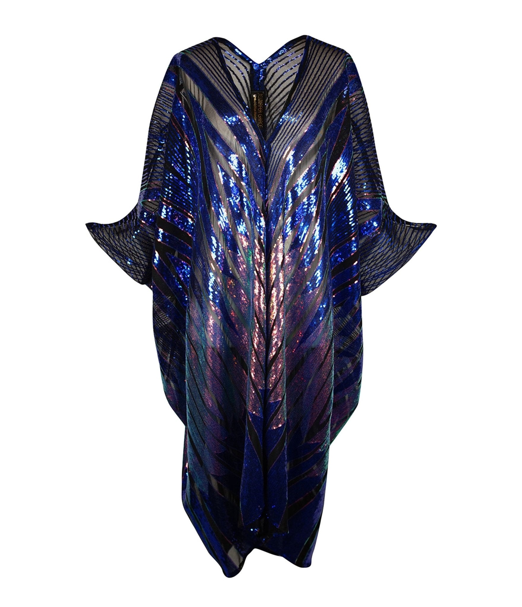 Jennafer Grace Midnight Lotus Sequin Caftan