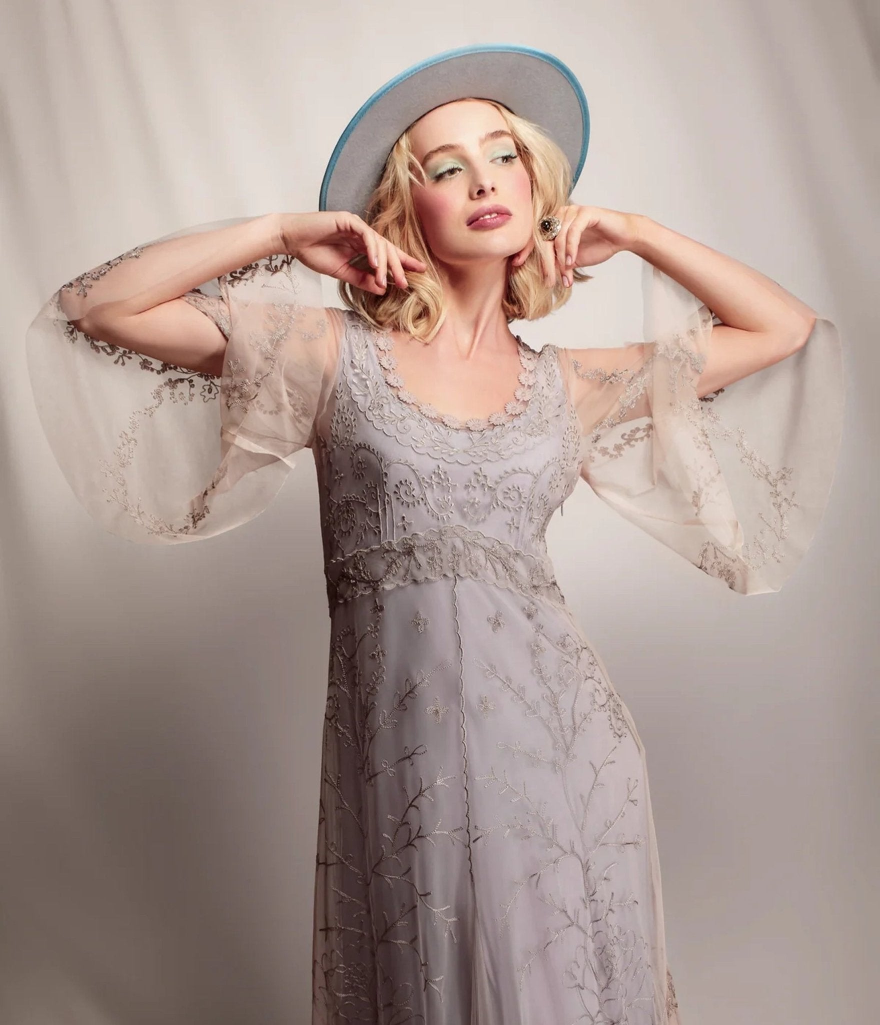 Nataya Lilac Lace Meadow Delilah Dress