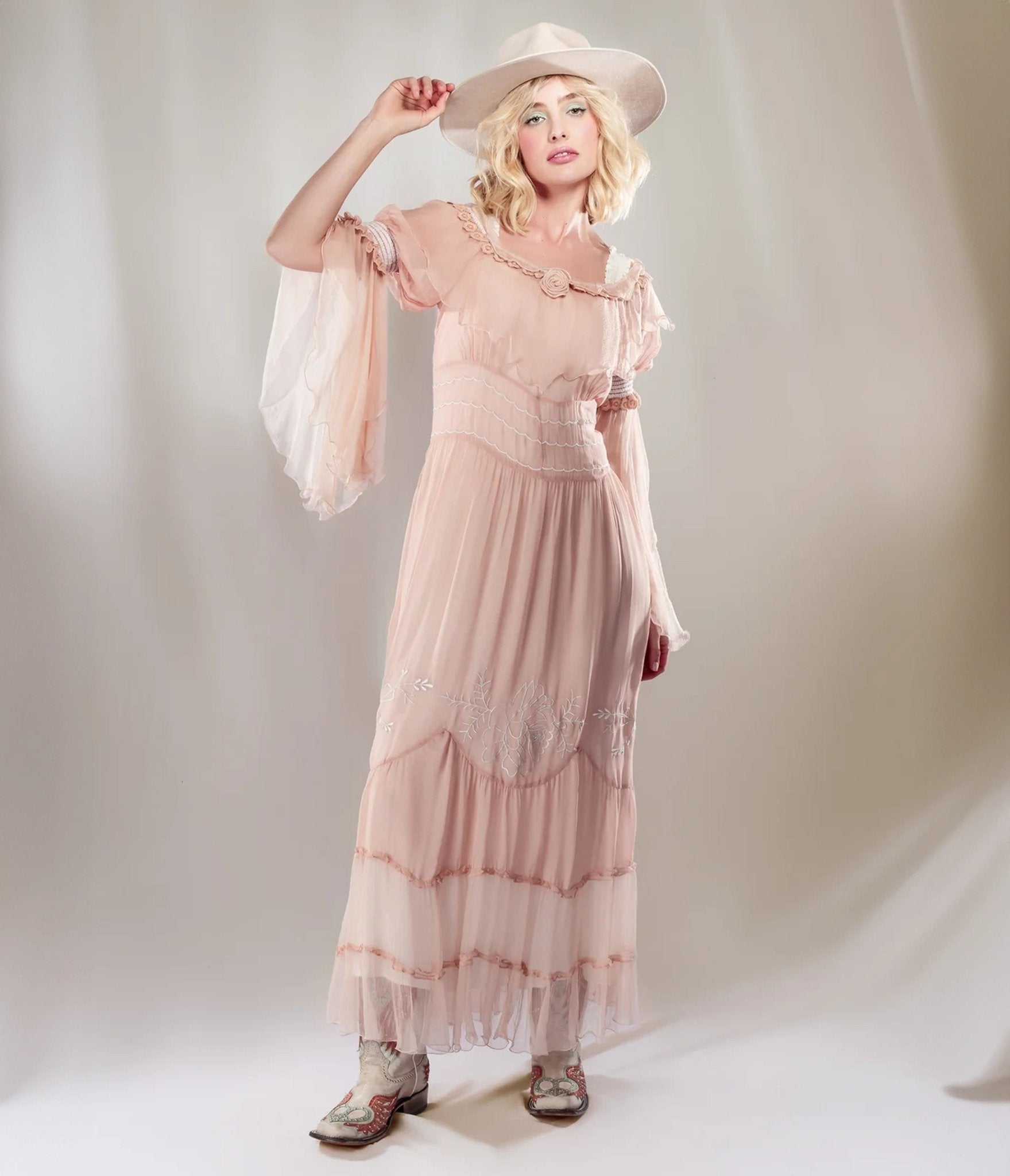 Nataya Dusty Rose Desert Lila Dress